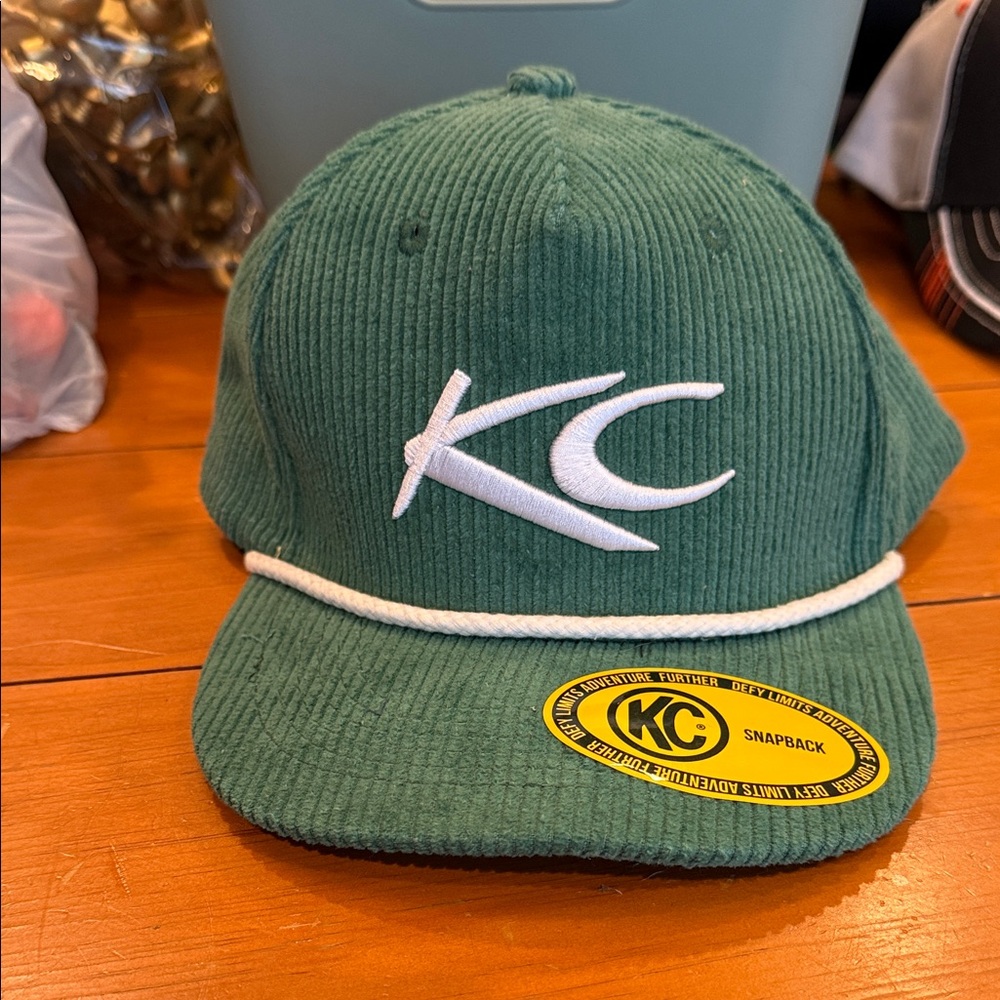 Green kc highlights Corduroy Snapback trucker Hat rare